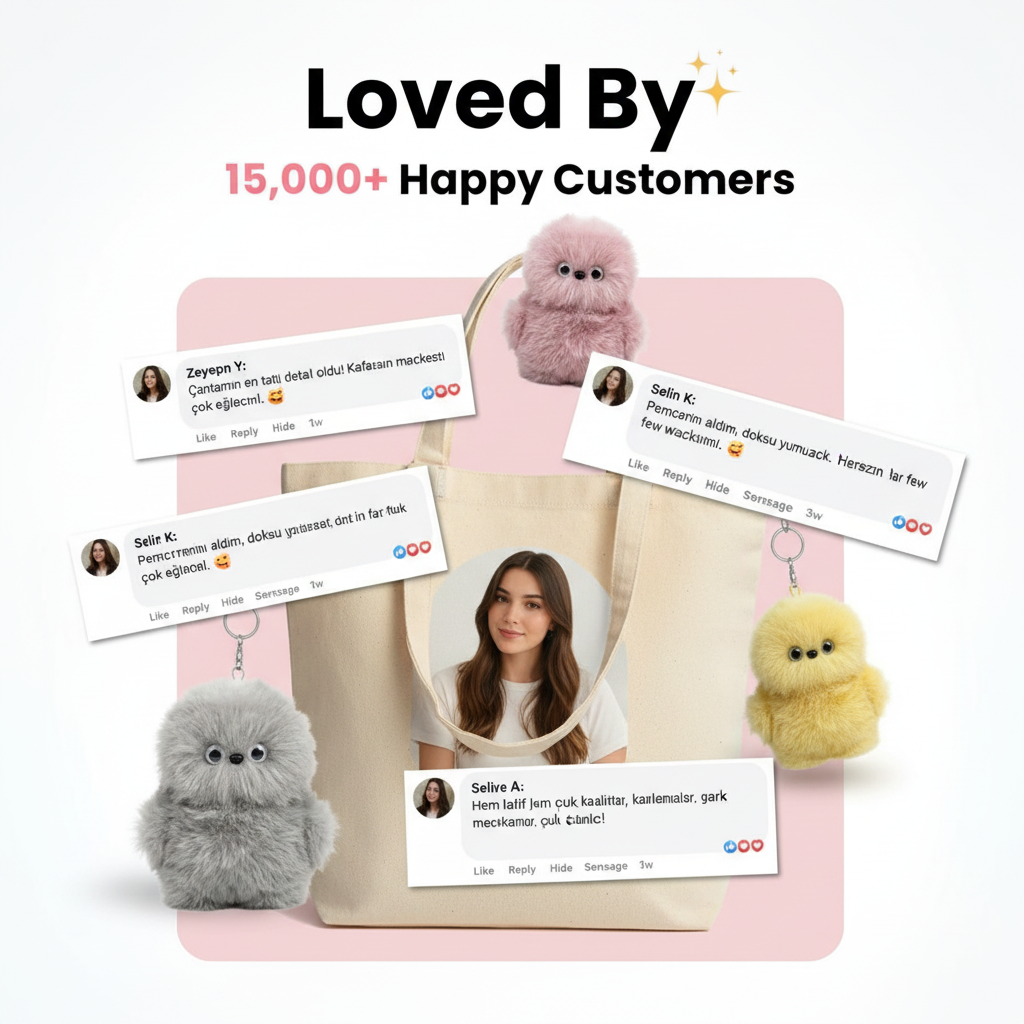 Mumi™ Hareketli Peluş Çanta Arkadaşı